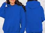 GildanÂź 18500 Adult Hooded Sweatshirt Royal Picasso Print