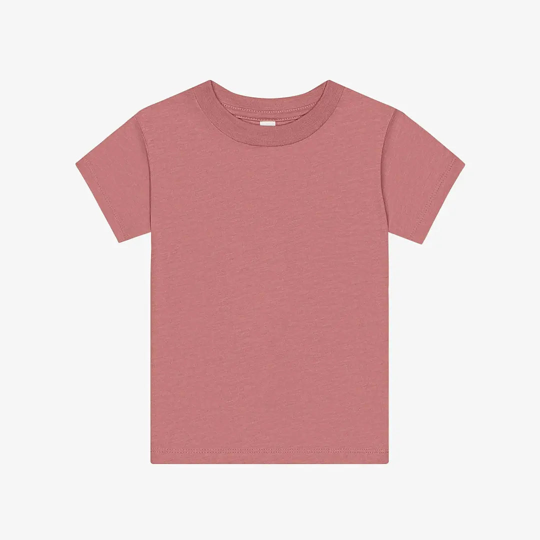 BELLA + CANVAS - Toddler Short Sleeve Tee 3001T Heather Mauve Picasso Print