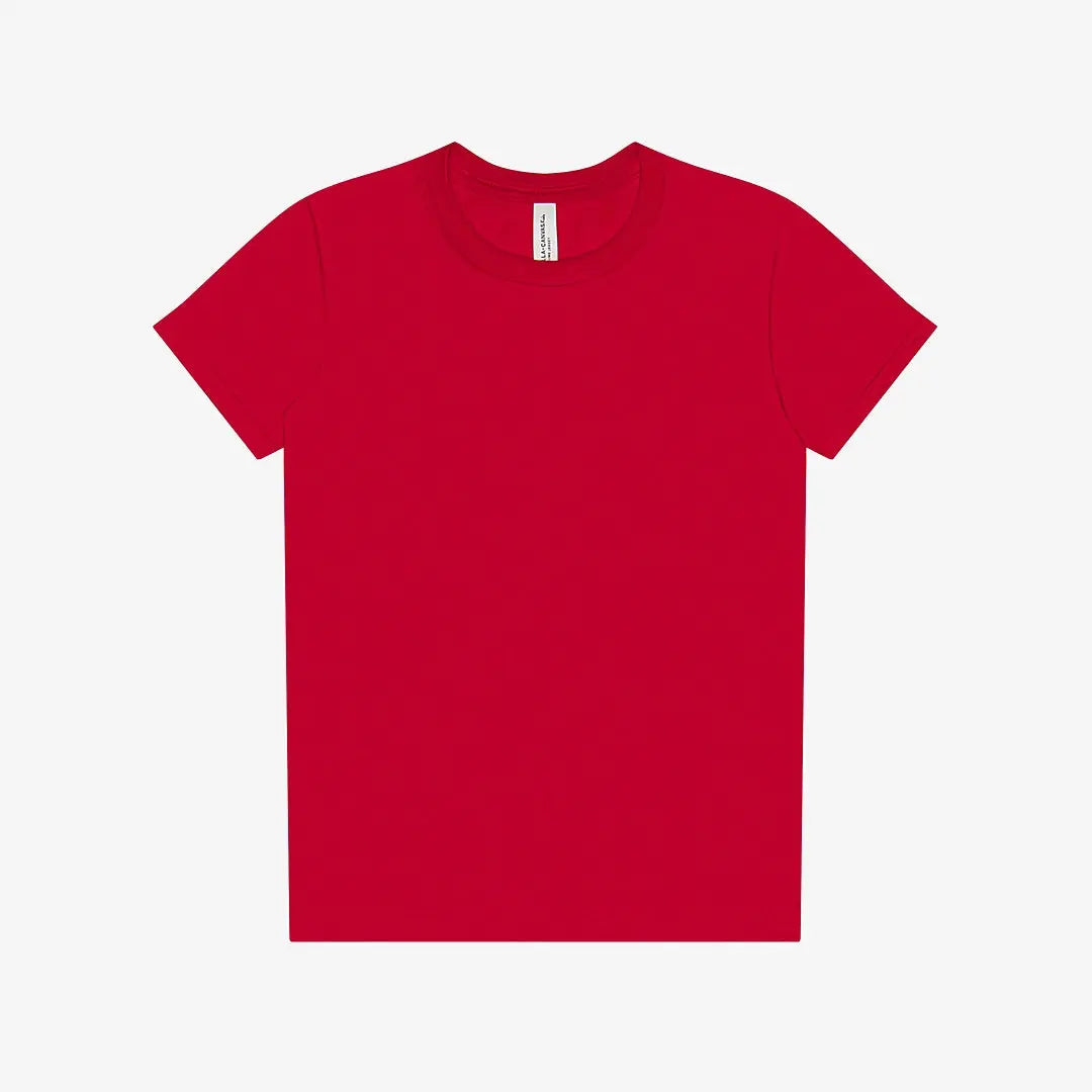 Bella + Canvas Youth Jersey Short Sleeve Tee - 3001Y Red Picasso Print