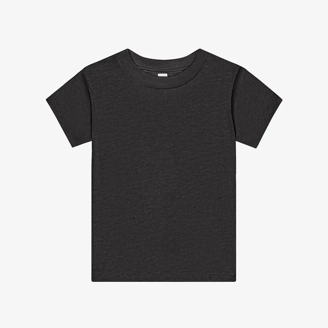 BELLA + CANVAS - Toddler Short Sleeve Tee 3001T Dark Grey Heather Picasso Print