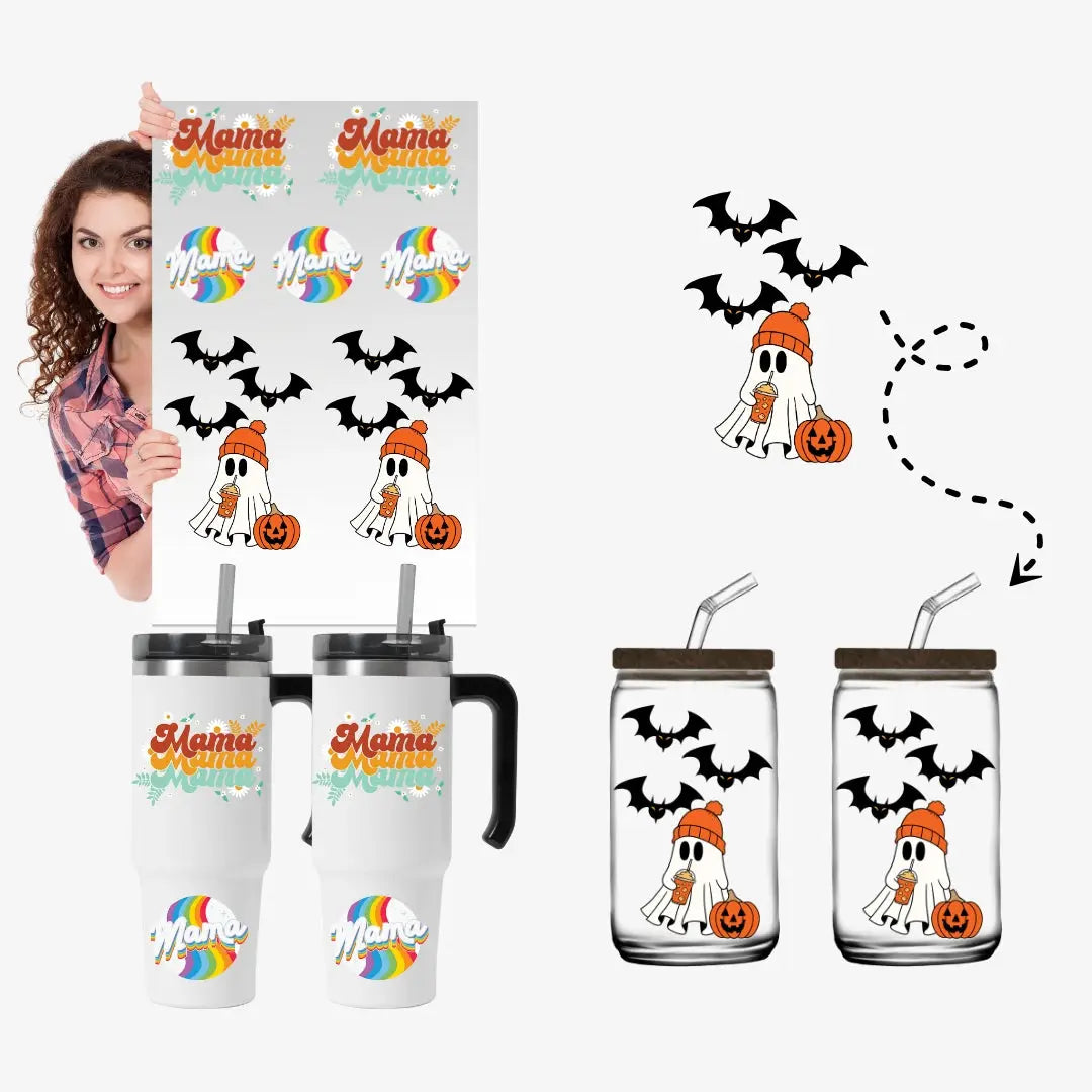 Upload Your UV DTF Sticker Gang Sheet Picasso Print