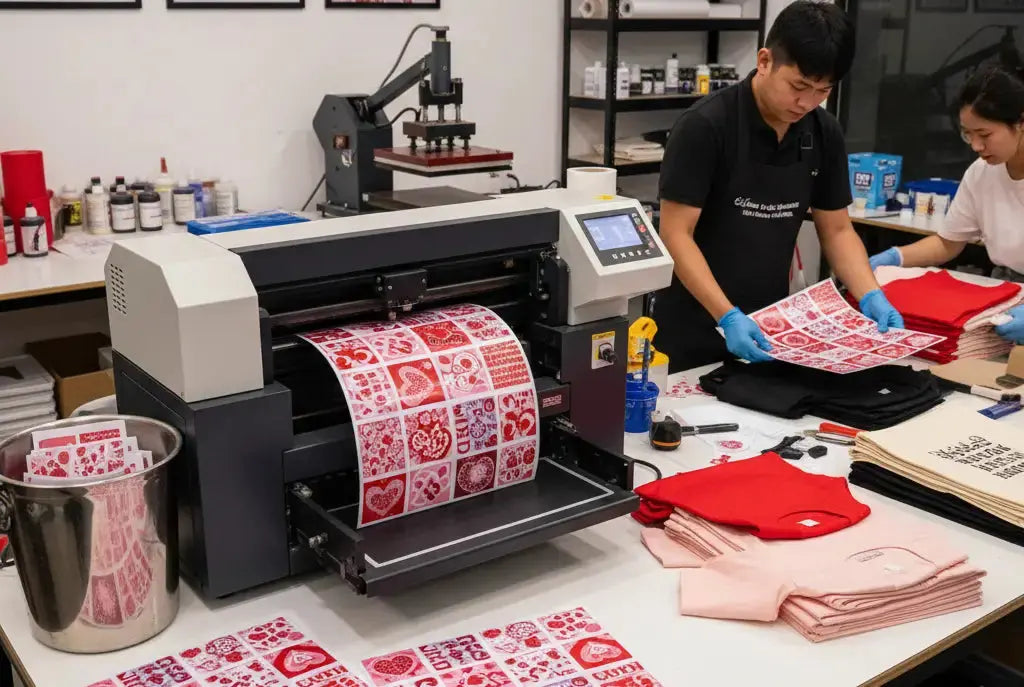 3 Custom Valentine’s Day DTF Transfers for Your Print Shops