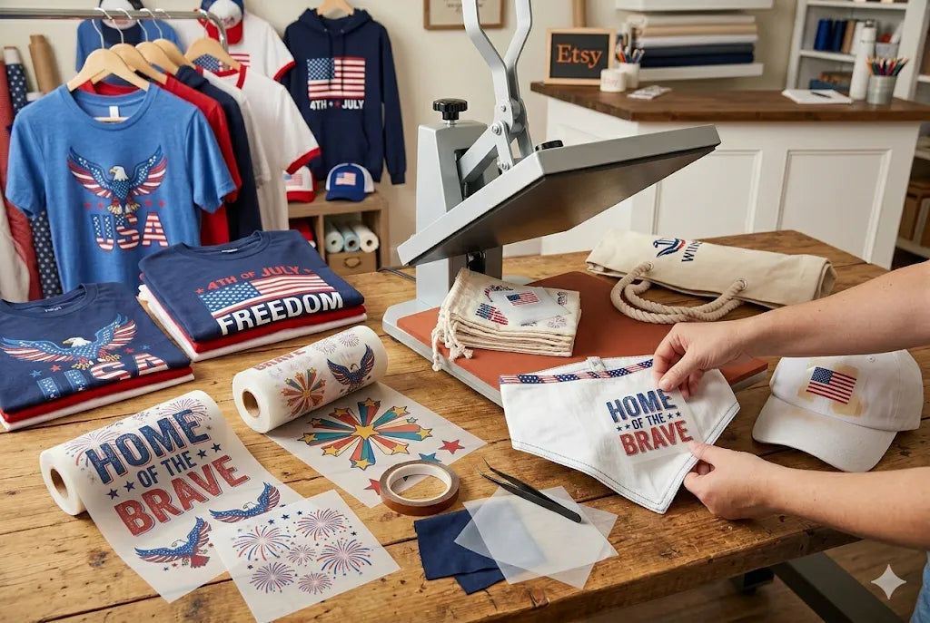 3 Ways Etsy Sellers Can Increase Order Value With 4th of July DTF Transfers