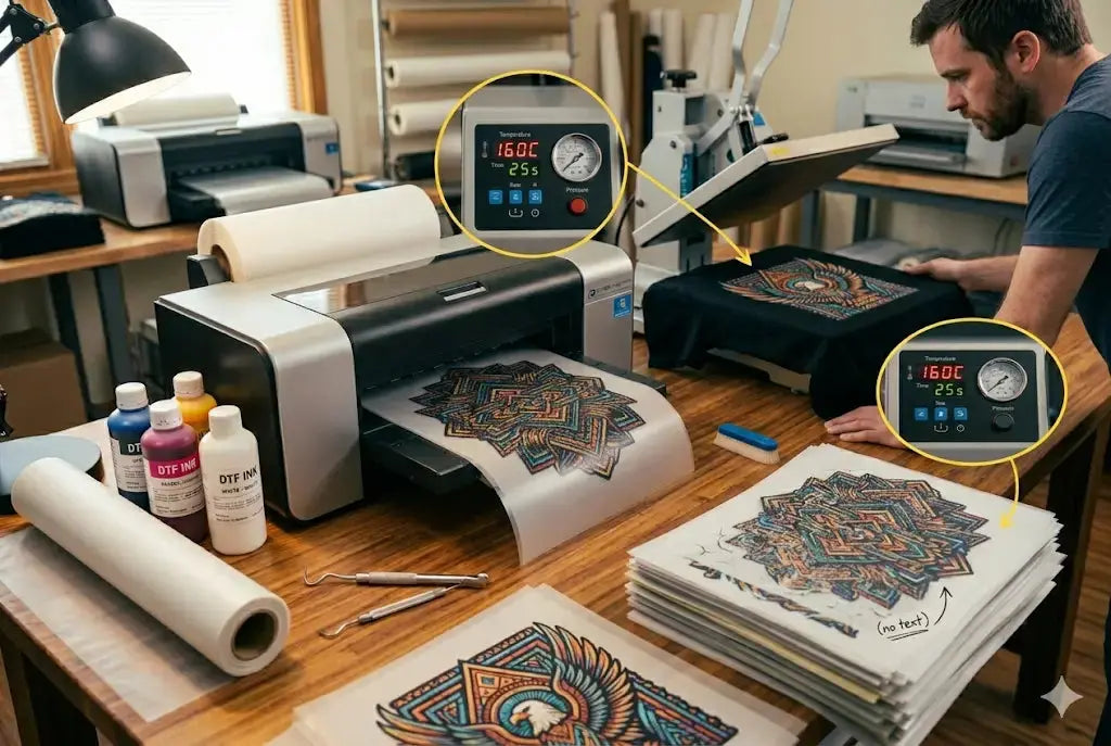 4 Reasons Why You Shouldn’t Ignore Heat Press Settings in DTF Printing