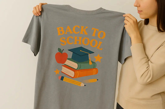 5 Chic DTF Design Ideas to Create Custom Back-To-School Shirts (for High Schoolers)