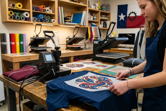 DTF Transfers on Stretch Fabric: Cost, Temperature and Profit Guide for Texas Shops 
