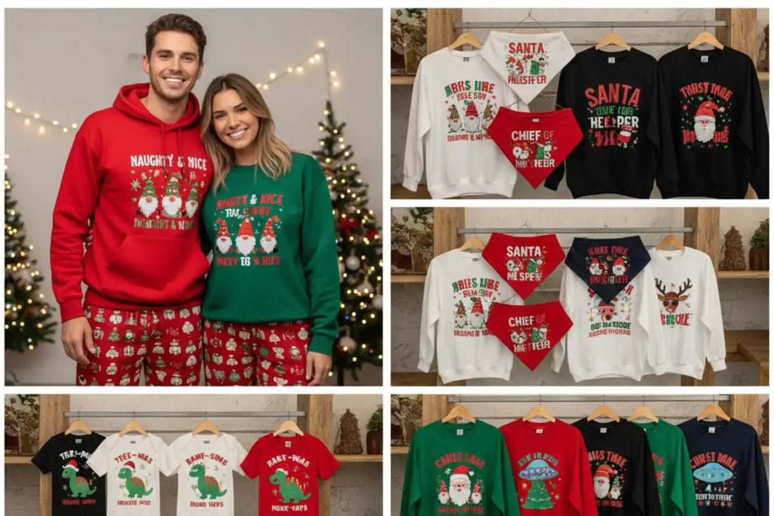 Here's What You Should Sell Using Christmas DTF Transfers: From Matching Sets to Niche Collections 