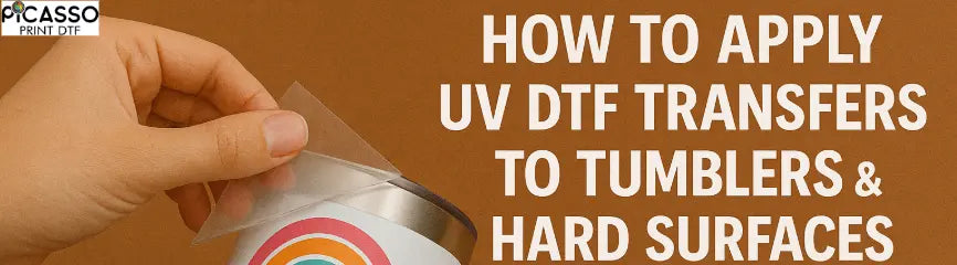 How to Apply UV DTF Transfers to Tumblers & Hard Surfaces