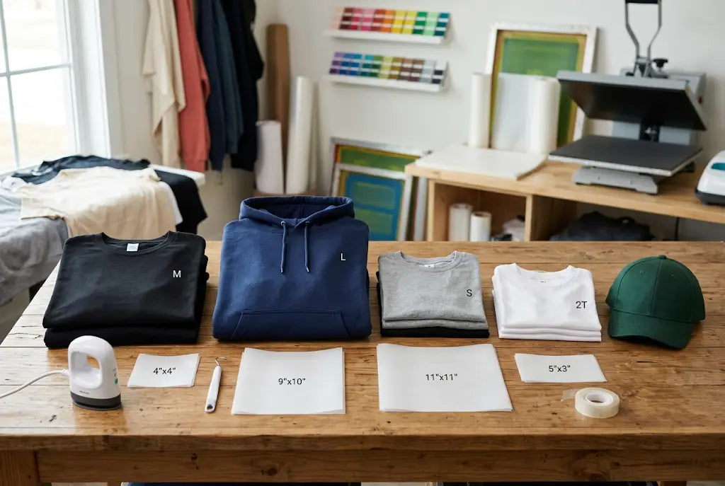 How to Choose the Right DTF Transfer Size for Different Garments: Full Chart