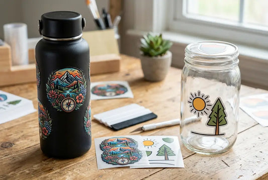 UV DTF Stickers vs Die-Cut Stickers: Pros, Cons and Best Uses Compared