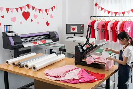 Valentine’s Day DTF Transfers: A 6-Step Guide for Apparel Businesses 