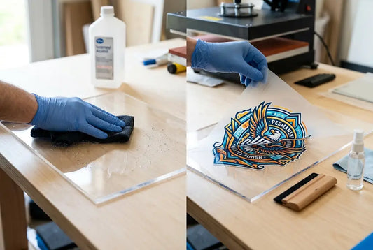 Why UV DTF Transfers Fail on Acrylic and How to Make Them Stick for Good