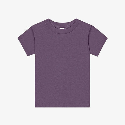 BELLA + CANVAS - Toddler Short Sleeve Tee 3001T Heather Purple Picasso Print