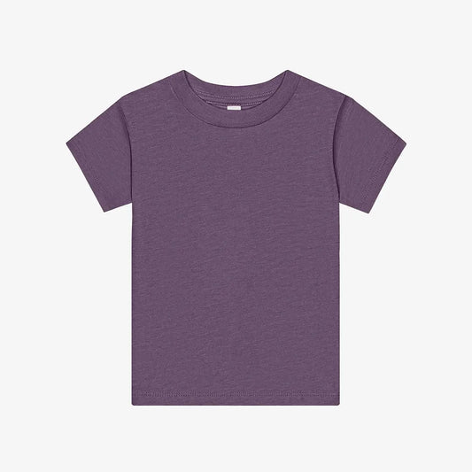 BELLA + CANVAS - Toddler Short Sleeve Tee 3001T Heather Purple Picasso Print