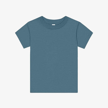 BELLA + CANVAS - Toddler Short Sleeve Tee 3001T Heather Deep Teal Picasso Print