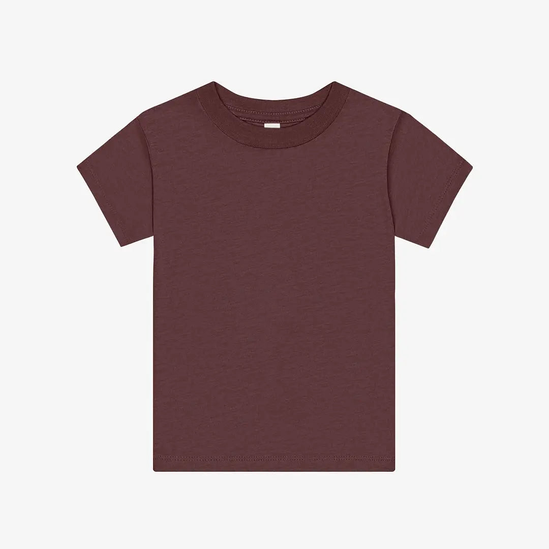 BELLA + CANVAS - Toddler Short Sleeve Tee 3001T Heather Maroon Picasso Print