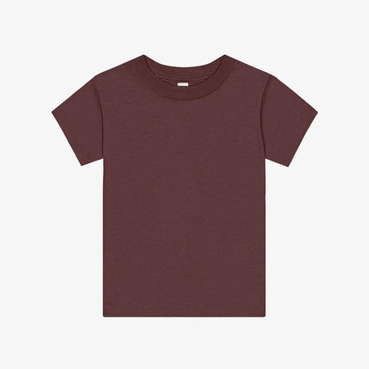 BELLA + CANVAS - Toddler Short Sleeve Tee 3001T Heather Maroon Picasso Print