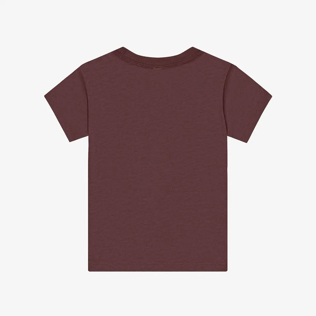 BELLA + CANVAS - Toddler Short Sleeve Tee 3001T Heather Maroon Picasso Print