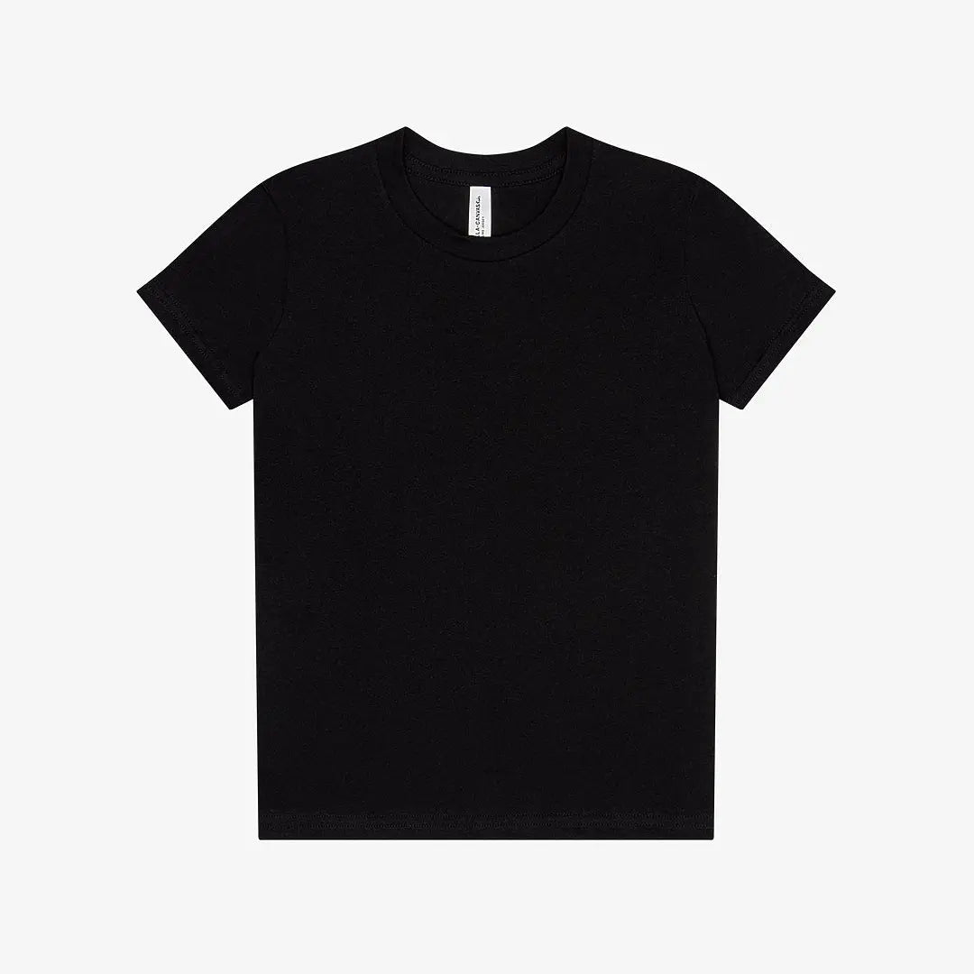 Bella + Canvas Youth Jersey Short Sleeve Tee - 3001Y Black Picasso Print