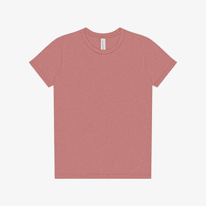 Bella + Canvas Youth Jersey Short Sleeve Tee - 3001Y Heather Mauve Picasso Print