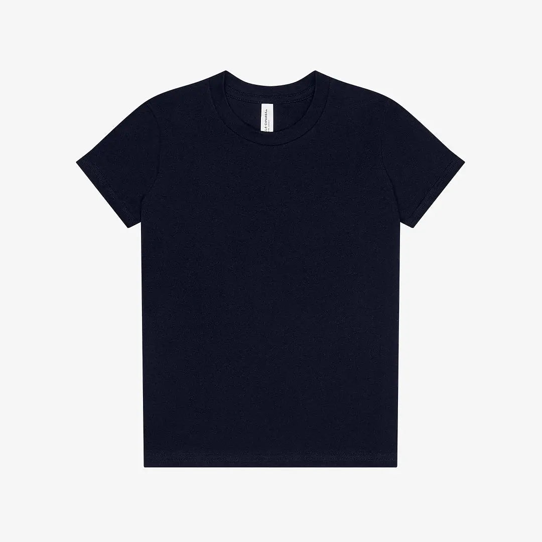Bella + Canvas Youth Jersey Short Sleeve Tee - 3001Y Navy Picasso Print