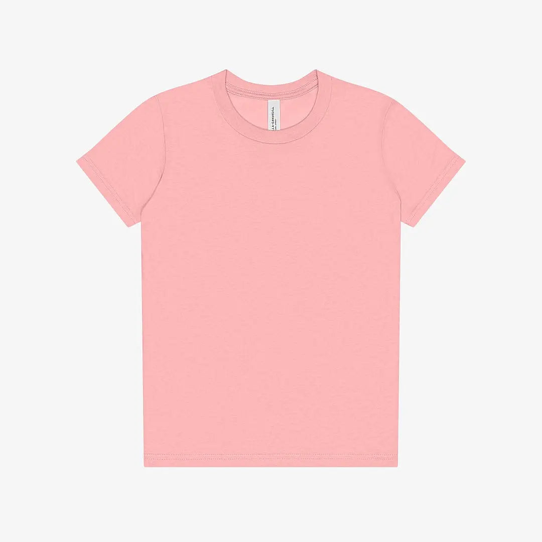 Bella + Canvas Youth Jersey Short Sleeve Tee - 3001Y Pink Picasso Print