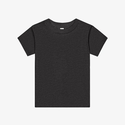 BELLA + CANVAS - Toddler Short Sleeve Tee 3001T Dark Grey Heather Picasso Print
