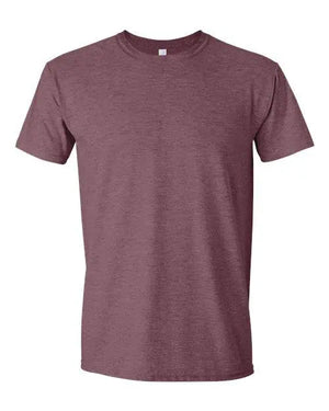 Gildan-Softstyle® T-Shirt-64000 - Heather Maroon - Picasso Print