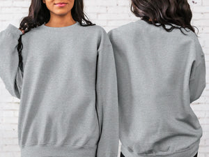 Gildan® 18000 Adult Crewneck Sweatshirt Sport Grey Picasso Print