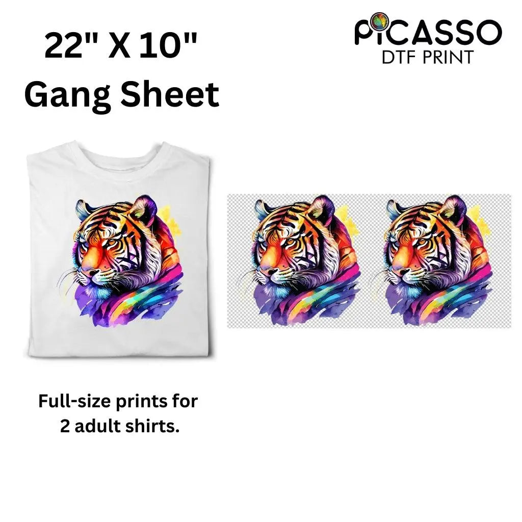 Custom Gang Sheet DTF - Upload a Pre-Made Sheet - Picasso Print