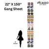 Custom Gang Sheet DTF - Upload a Pre-Made Sheet - Picasso Print