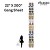 Custom Gang Sheet DTF - Upload a Pre-Made Sheet - Picasso Print