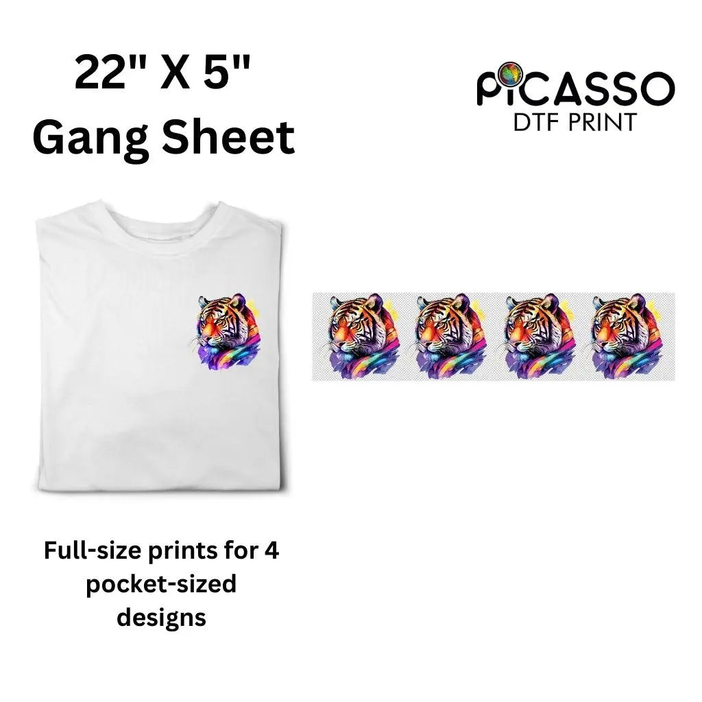 Custom Gang Sheet DTF - Upload a Pre-Made Sheet - Picasso Print