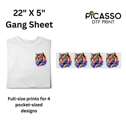 Custom Gang Sheet DTF - Upload a Pre-Made Sheet - Picasso Print