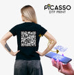 Custom QR Code DTF Vinyl shirtprintstore