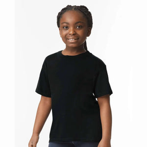 Gildan - Softstyle® Youth T-Shirt - 64000B Black Picasso Print