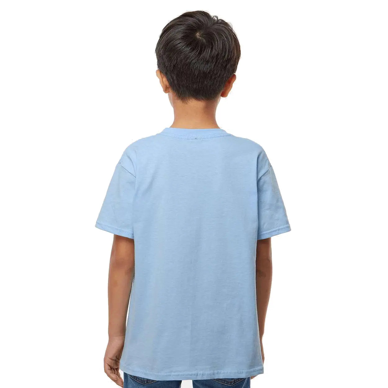 Gildan - Softstyle® Youth T-Shirt - 64000B Light Blue Picasso Print