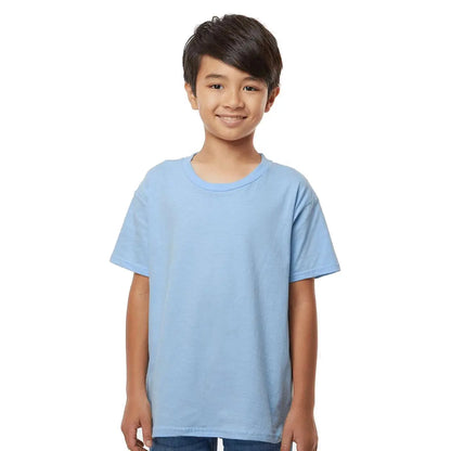 Gildan - Softstyle® Youth T-Shirt - 64000B Light Blue Picasso Print