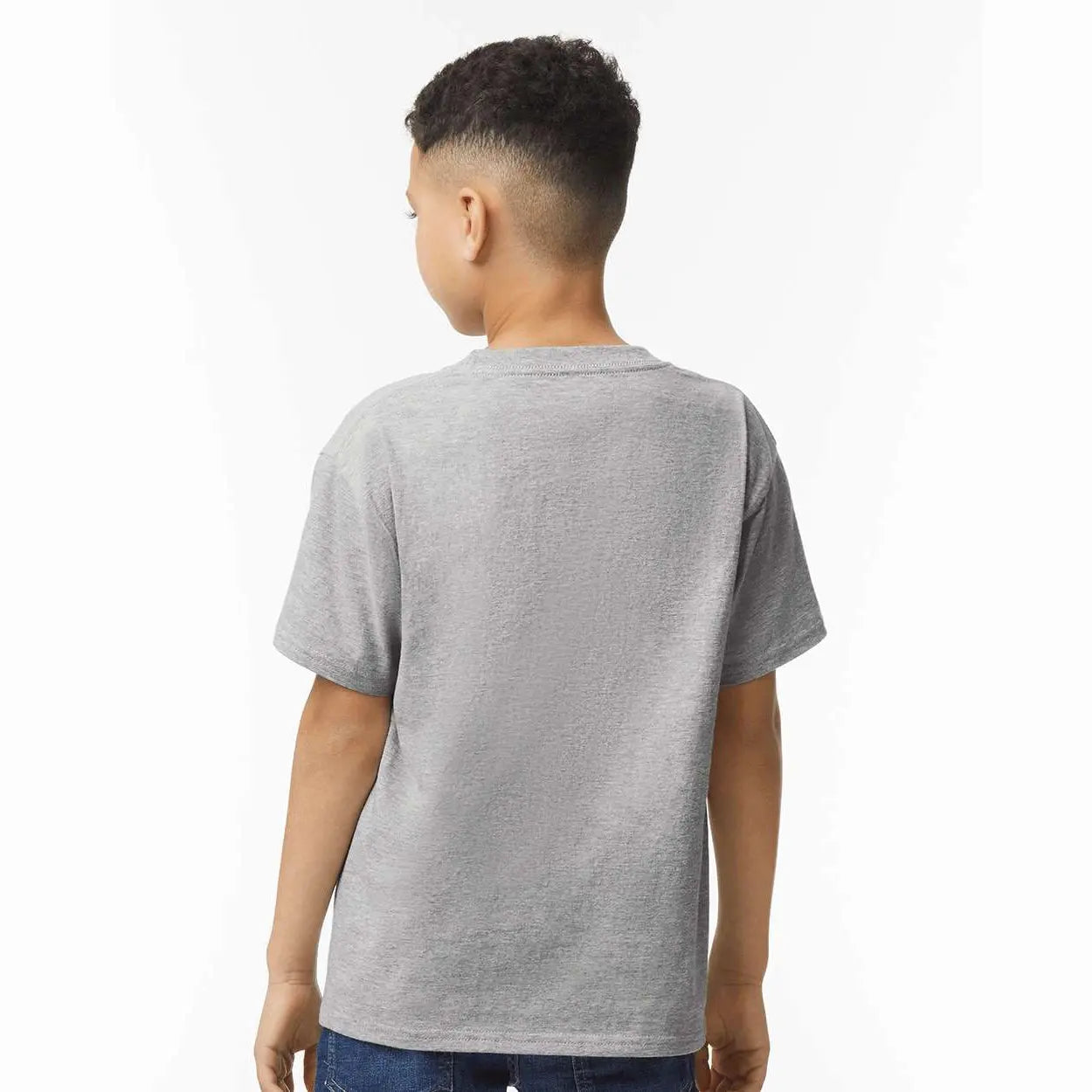 Gildan - Softstyle® Youth T-Shirt - 64000B Sport Grey Picasso Print