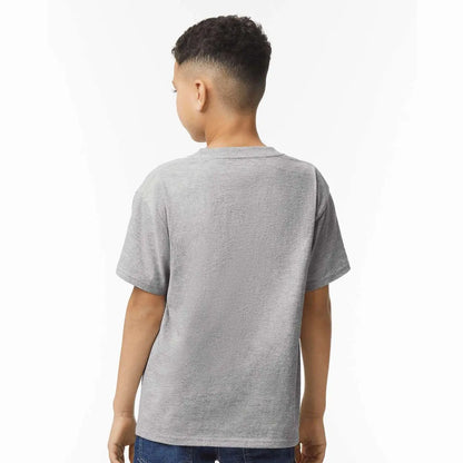 Gildan - Softstyle® Youth T-Shirt - 64000B Sport Grey Picasso Print