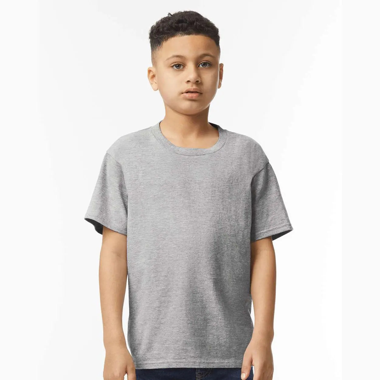 Gildan - Softstyle® Youth T-Shirt - 64000B Sport Grey Picasso Print