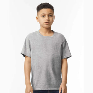 Gildan - Softstyle® Youth T-Shirt - 64000B Sport Grey Picasso Print