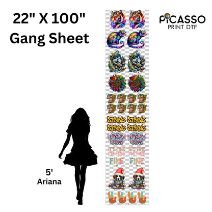 Custom Gang Sheet DTF - Upload a Pre-Made Sheet PicassoPrint