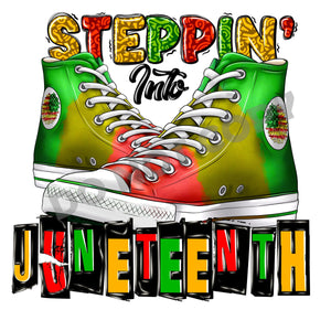 JUNETEENTH Steppin' Into Juneteenth - Picasso Print