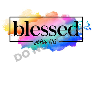 Blessed John -DTF Transfer - Picasso Print
