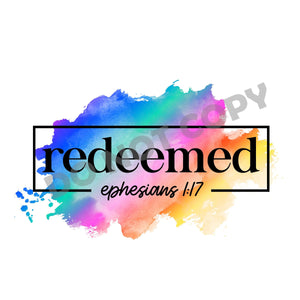 Redeemed Ephesians -DTF Transfer - Picasso Print