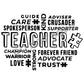 Teacher Guide Kind Adviser Care Crusader -DTF Transfer - Picasso Print