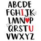 Valentines Alphabet-DTF Transfer - Picasso Print