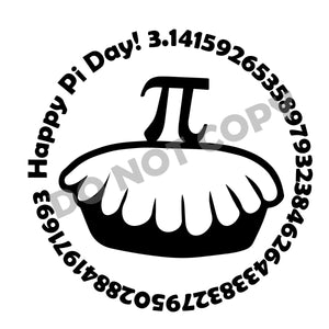 Happy Pi Number -DTF Transfer - Picasso Print