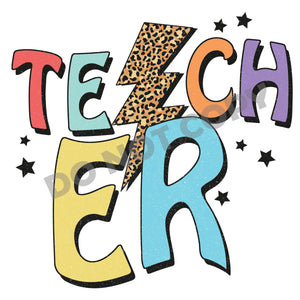 Teacher Lightling -DTF Transfer - Picasso Print